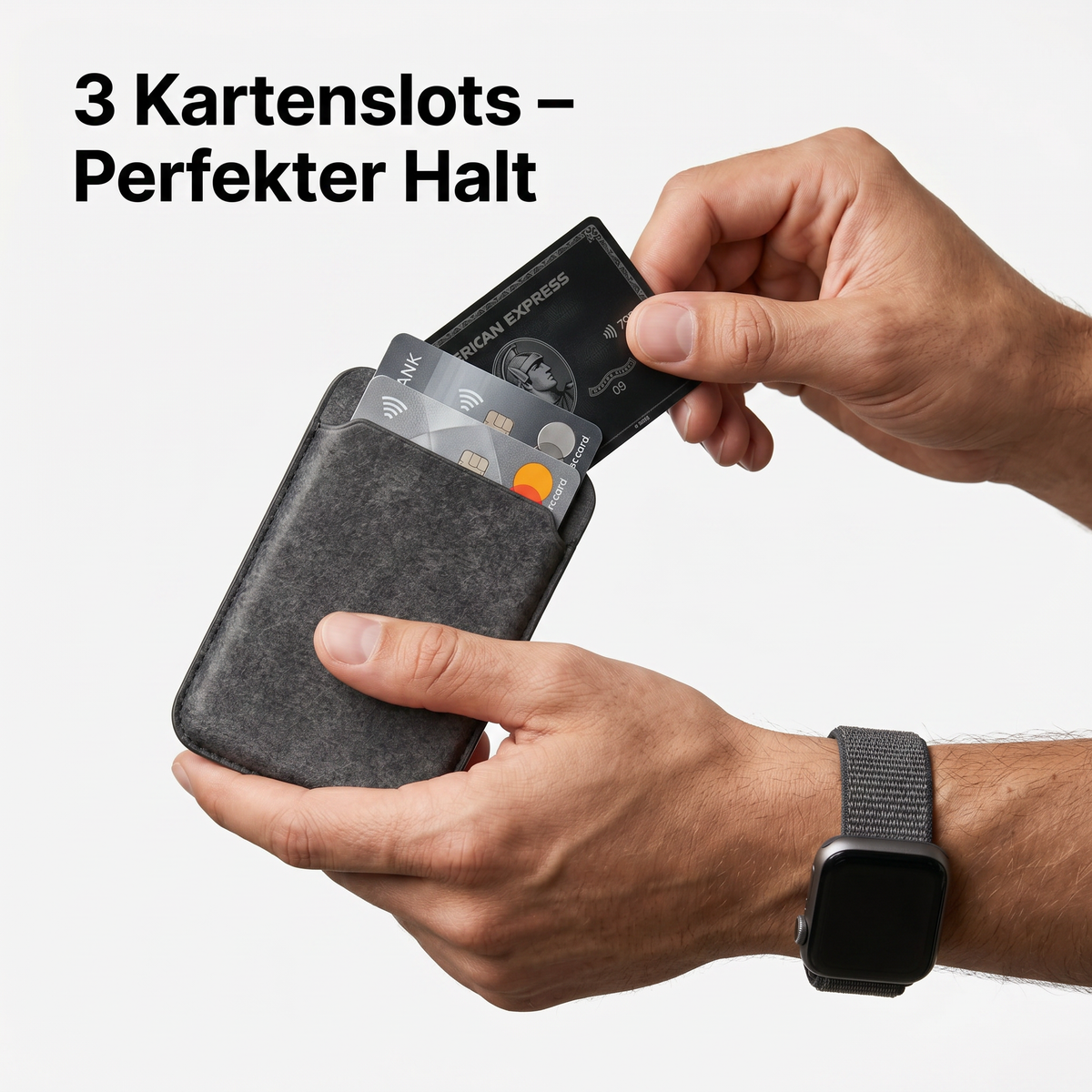 MagSafe Wallet - Grau