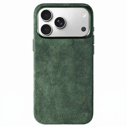 Alcantara Hülle - iPhone 17 Pro Max - Grün